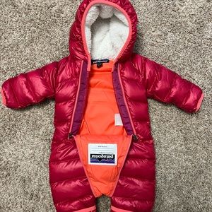 Red Patagonia Bunting / Snow Suit - Size Newborn (7lb)